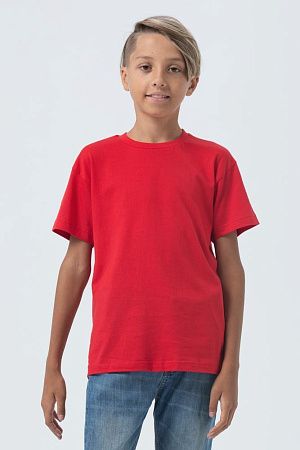 Футболка детская Regent Fit Kids, красная, размер 4 года (96-104 см)
