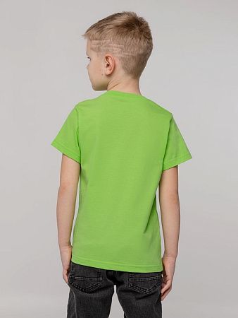 Футболка детская T-Bolka Kids, зеленое яблоко, размер 8 лет (118-128 см)
