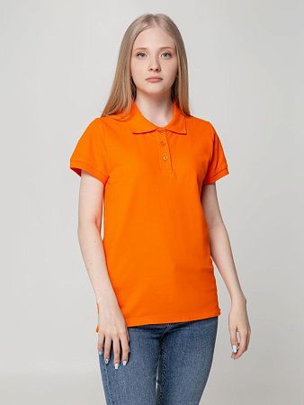 Рубашка поло женская Virma Lady, оранжевая, размер S