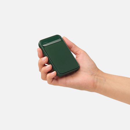 Внешний аккумулятор с подсветкой Старлайт PB (Starlight PB) 5000 mAh, зеленый