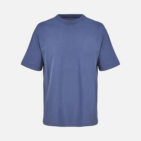 Футболка оверсайз мужская Boxy Men, синяя (джинс), размер L