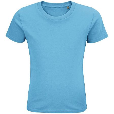 Футболка детская Pioneer Kids, бирюзовая, размер 4 года (96-104 см)