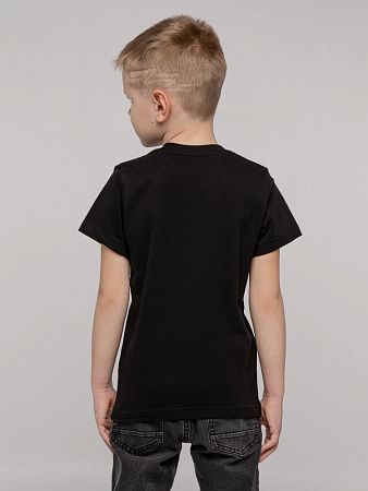 Футболка детская T-Bolka Kids, черная, размер 6 лет (106-116 см)