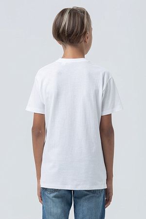 Футболка детская Regent Fit Kids, белая, размер 4 года (96-104 см)