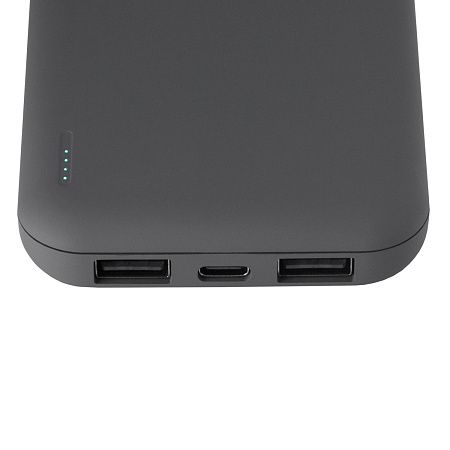 Внешний аккумулятор с подсветкой Люче (Luce) 10000 mAh, серый