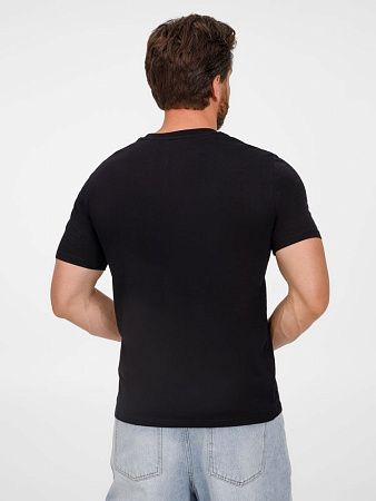 Футболка унисекс T-Bolka 180, черная, размер XS