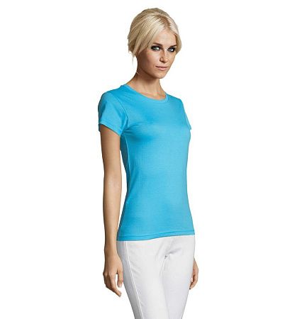 Футболка женская Regent Women, бирюзовая, размер XXL