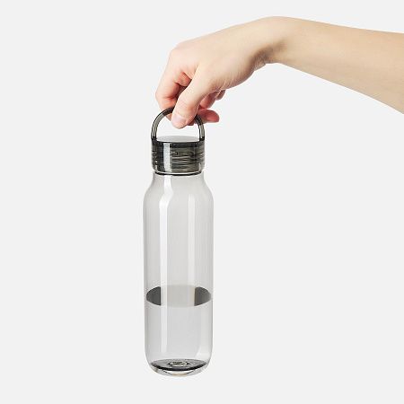 Бутылка для воды Импульс (Impulse), черная, под полную запечатку