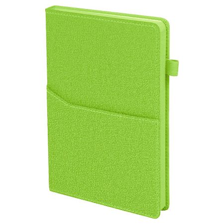 Ежедневник Smart Asti Mate А5, недатированный, в твердой обложке с поролоном, салатовый