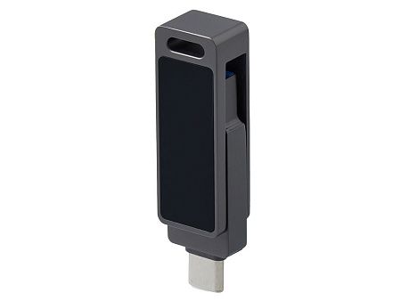 USB3.0/ Type-C флешка 2в1 на 32 ГБ «Спинлайт» с подсветкой