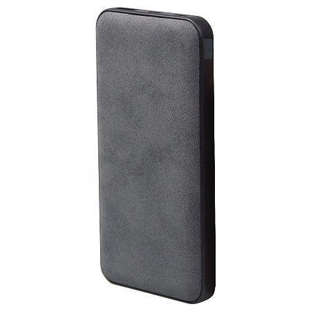 Внешний аккумулятор (powerbank) «WeCharge Velvet», 10 000 mAH, 5V -2A , c цифровым дисплеем для контроля заряда, серый