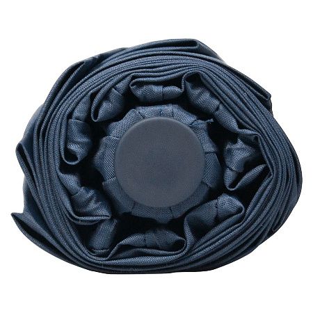 Зонт складной автоматический,  Forest Lotus, диаметр 100 см, радиус 23 дюйма,  9 панелей, в подарочной коробке, темно- синий