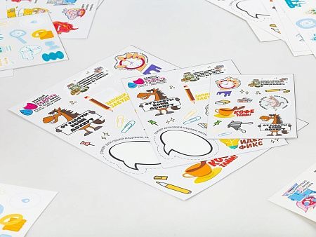 Наклейки UV-DTF Sticker Pack на заказ, S