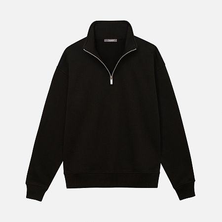 Толстовка на молнии унисекс Флоу (Flow), темно-синяя, размер 3XL/4XL