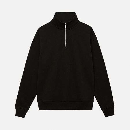 Толстовка на молнии унисекс Флоу (Flow), темно-синяя, размер 3XL/4XL