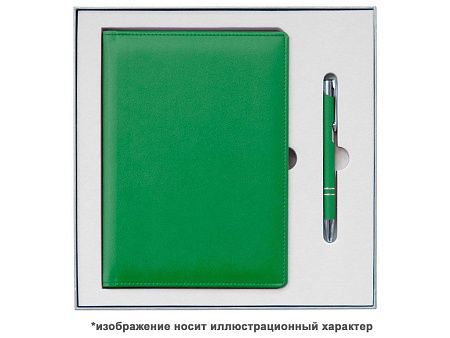 Ежедневник Flexy Buffalo А5, зеленый, недатированный, в гибкой обложке