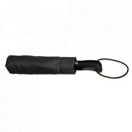 Зонт складной автоматический Forest Campanella Silver black, диаметр 110 см,  черный