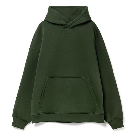 Худи Kulonga Oversize, темно-зеленое, размер 3XL/4XL
