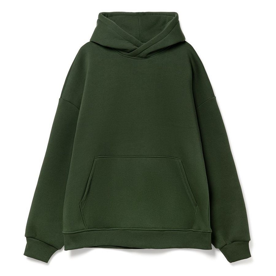 Худи Kulonga Oversize, темно-зеленое, размер 3XL/4XL