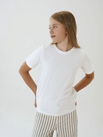 Футболка детская T-Bolka Kids, белая (белоснежная), размер 14 лет (154-164 см)