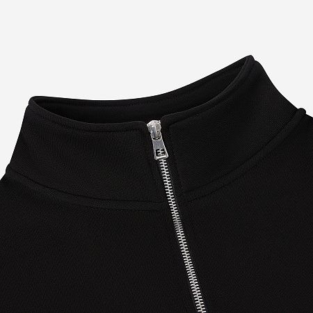 Толстовка на молнии унисекс Флоу (Flow), темно-синяя, размер 3XL/4XL