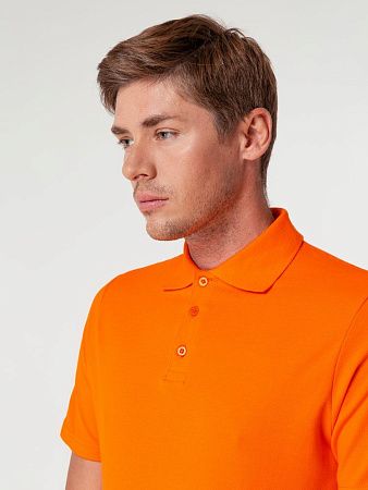 Рубашка поло мужская Virma Light, оранжевая, размер M