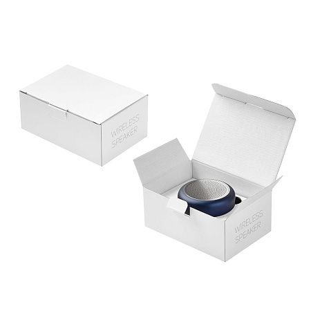 Беспроводная колонка Пэшн (Passion) 80dB 600 mAh (Bluetooth 5.4), синяя