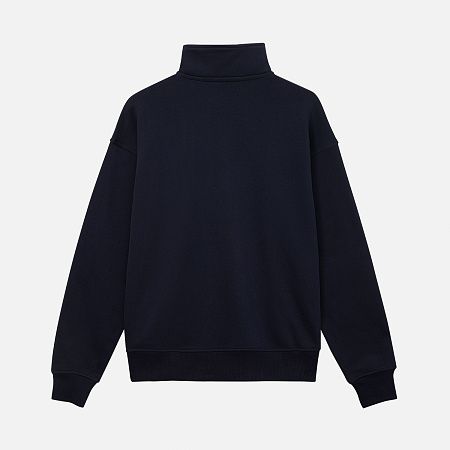 Толстовка на молнии унисекс Флоу (Flow), темно-синяя, размер 3XL/4XL