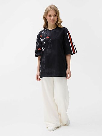 Футболка оверсайз Originelli Terry с полной запечаткой на заказ, размер XS
