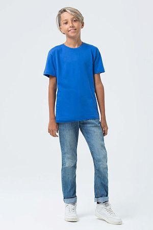 Футболка детская Regent Fit Kids, ярко-синяя (royal), размер 10 лет (130-140 см)