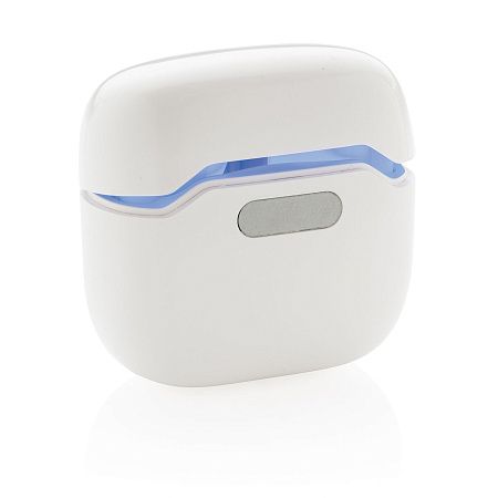 Наушники TWS в чехле для зарядки со встроенным стерилизатором UV-C