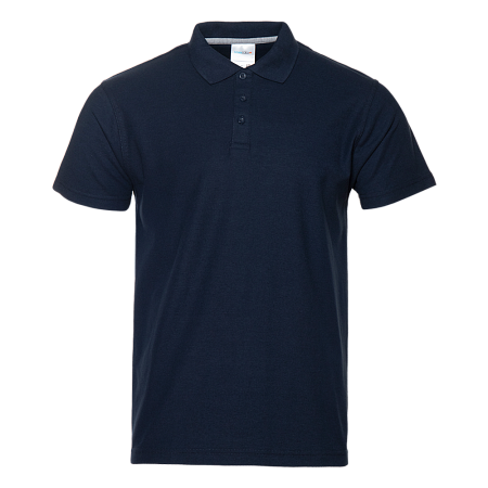 Рубашка поло унисекс STAN хлопок/полиэстер 185, 104, Тёмно-синий,  (46)  (56/XXXL)