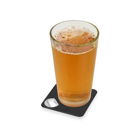Подставка с открывалкой для кружки Beer, черный