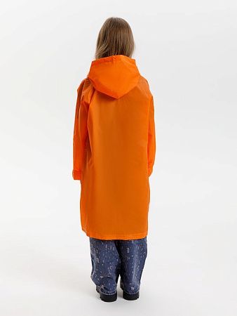 Дождевик детский RainDrop Kids, оранжевый, размер 8 лет (118-128 см)