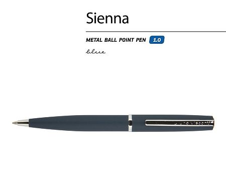 Ручка металлическая шариковая «Sienna», софт-тач