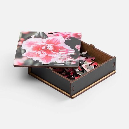 Деревянный пазл в шкатулке PuzzleBox на заказ