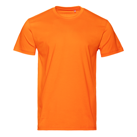 Футболка унисекс STAN, хлопок 150, 51, Оранжевый,  (28/1)  (56/XXXL)