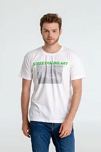 Футболка Street Racing Art, белая, размер S