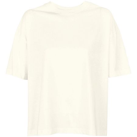 Футболка оверсайз женская Boxy Women, молочно-белая, размер L