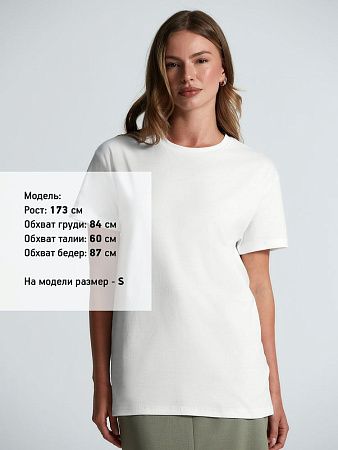 Футболка унисекс T-Bolka 160, белая (белоснежная), размер XS