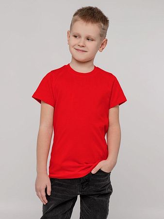 Футболка детская T-Bolka Kids, красная, размер 6 лет (106-116 см)