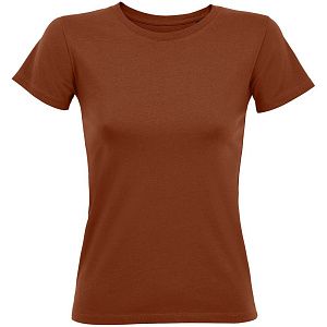 Футболка женская Regent Fit Women, черный меланж под нанесение