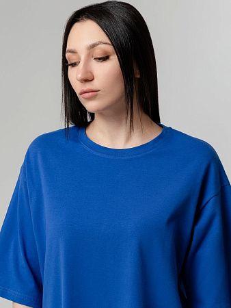 Футболка унисекс оверсайз Street Vibes, ярко-синяя, размер XL/2XL