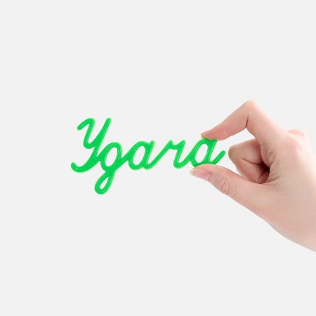 Подвеска Word, 3D-печать на заказ, удача