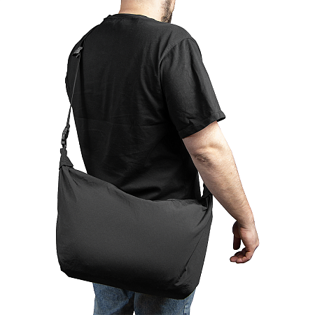 Сумка нейлоновая  Messenger Bag Comfort Travel, черная