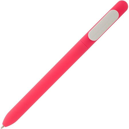Ручка шариковая Swiper Soft Touch, голубая с белым