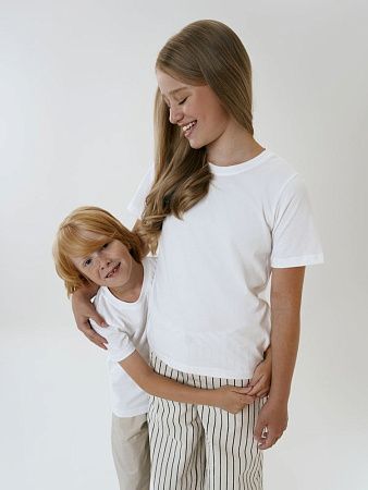 Футболка детская T-Bolka Kids, белая (белоснежная), размер 14 лет (154-164 см)