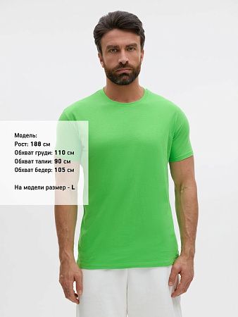 Футболка унисекс Regent 150, зеленый лайм, размер L