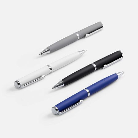 Ручка шариковая Inkish Chrome в футляре, черная