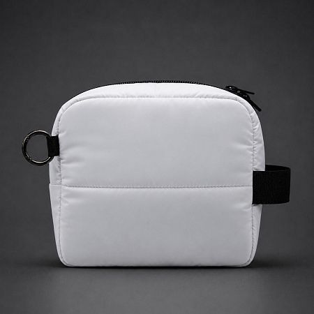 Несессер Superbag Bubble, стёганый, на молнии, с креплением на кольцо-карабин